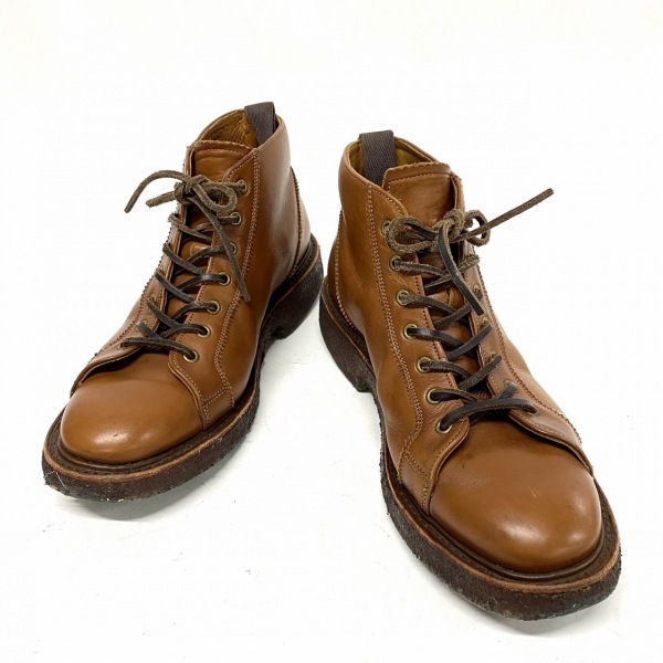 トリッカーズ Tricker's ショートブーツ 9.5 - レザー ブラウン メンズ 靴_画像2