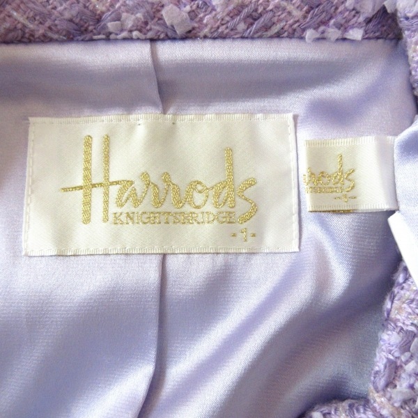 ハロッズ HARRODS スカートスーツ - ライトパープル レディース 肩パッド レディーススーツ_画像6