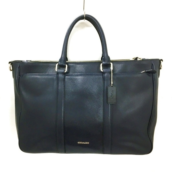 コーチ COACH ビジネスバッグ F71695 メトロポリタンクロスグレインレザー グレインレザー ダークネイビー バッグ