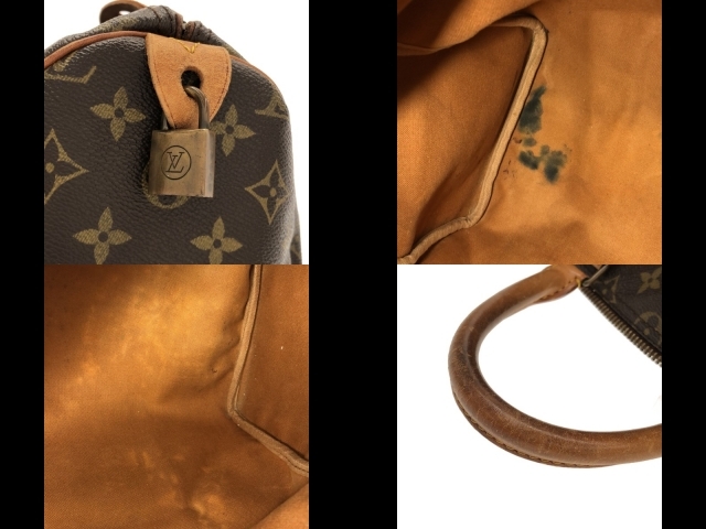 ルイヴィトン LOUIS VUITTON ハンドバッグ M41524 スピーディ35 モノグラム・キャンバス 832SA バッグ モノグラム_画像10