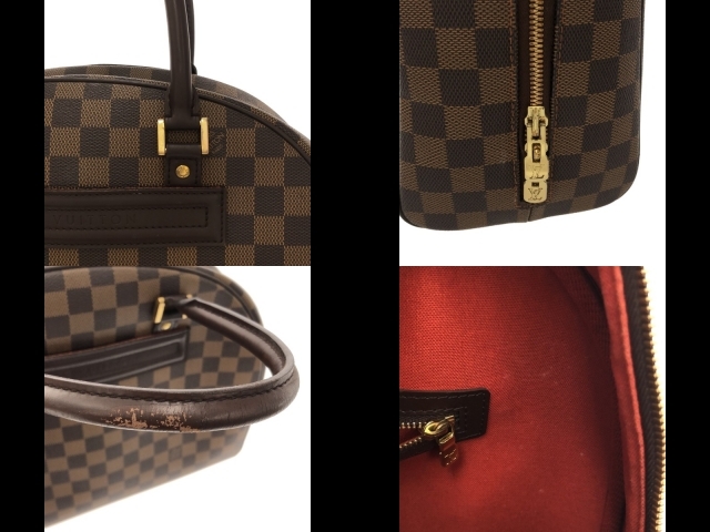 ルイヴィトン LOUIS VUITTON ハンドバッグ N41455 ノリータ ダミエ・キャンバス エベヌ SP0015 バッグ ダミエ_画像10