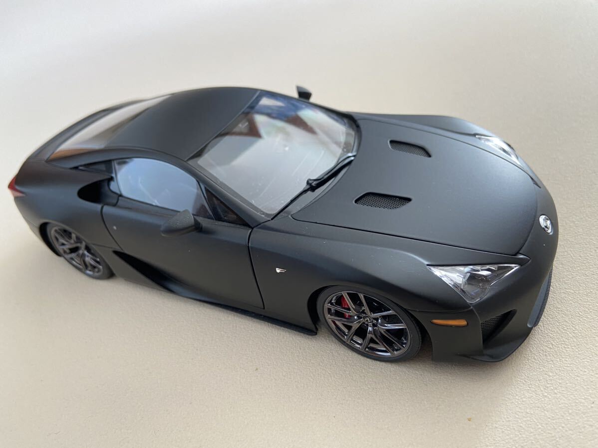 ★美品 初版 1/18 オートアート レクサス LFA マットブラック AUTOart ダイキャスト_画像1