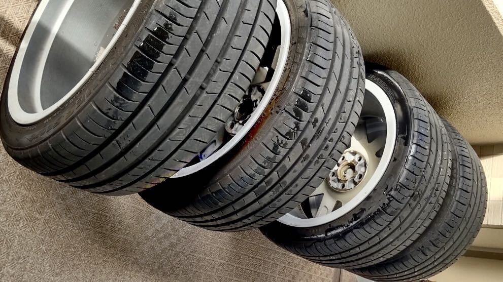 ★美品 レクサス GS Fスポーツ 純正 19インチ 19x8J +45 19x9J +60 TOYO 235/40R19 265/35R19 4本セット_画像3