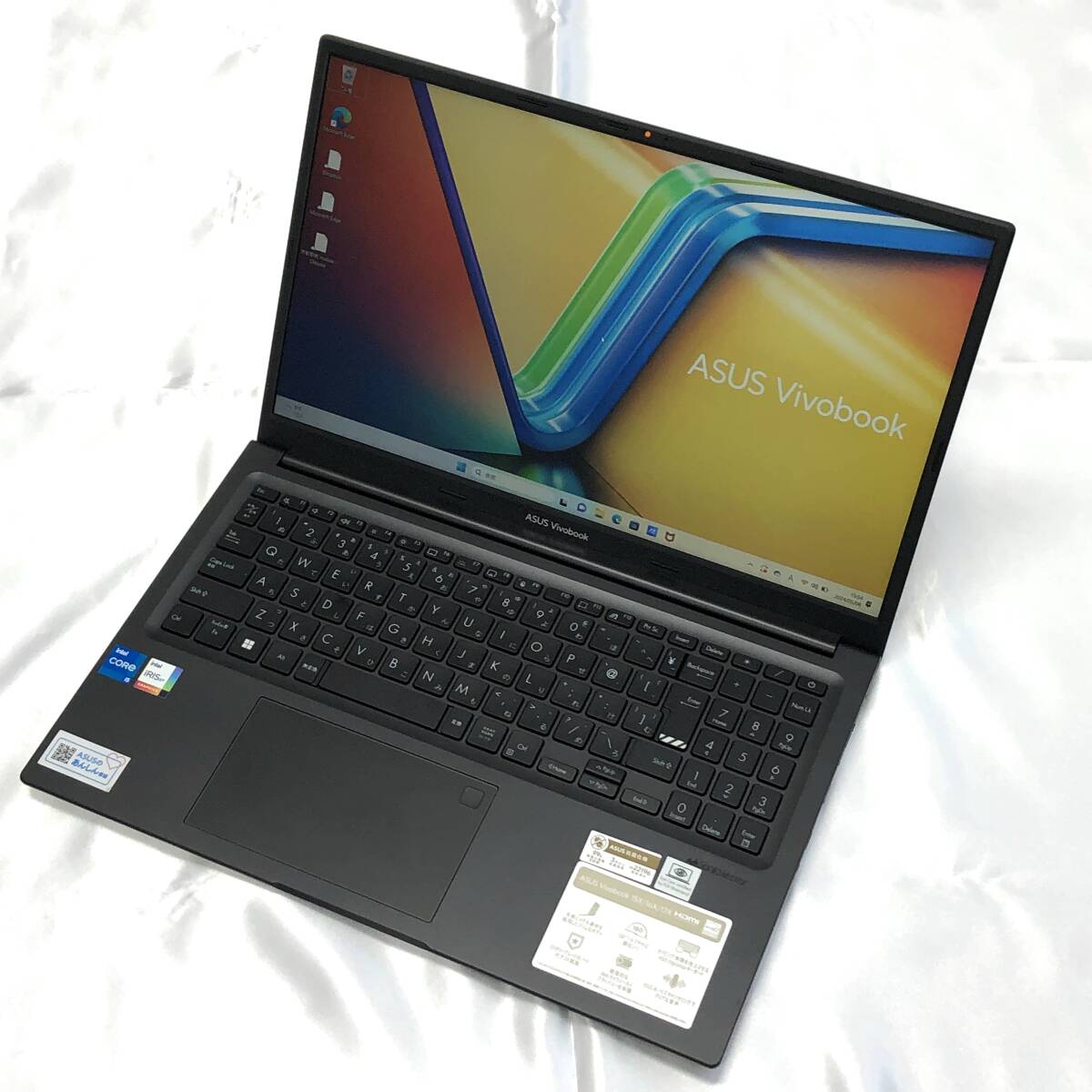 【中古美品】ASUS Vivobook 15X K3504ZA-BQ065WS 16GB/512GB インディーブラック _画像1