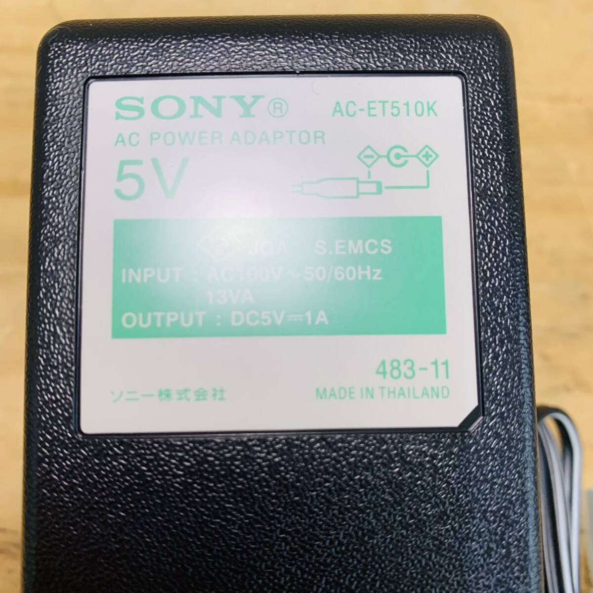 1W37034-40 SONY ソニー 純正 ACアダプター ET510K ICZ-R50用_画像2