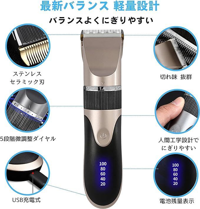 電気バリカン (パナソニックプロバリカン同等品)　 新品未使用 　 理容　美容_画像5