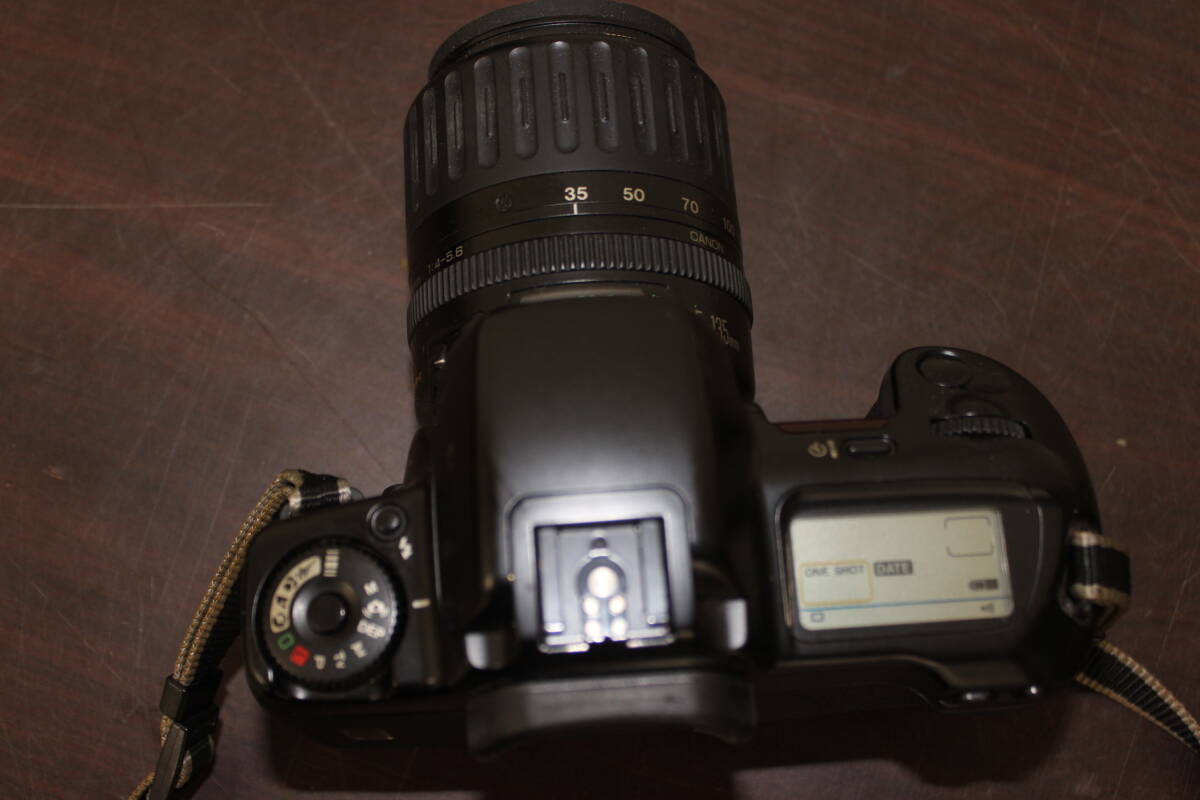 ☆Canon EOS 10QD フィルムカメラ+100-300mm1:4.5-5.6レンズセット 中古品 1円スタート☆_画像3