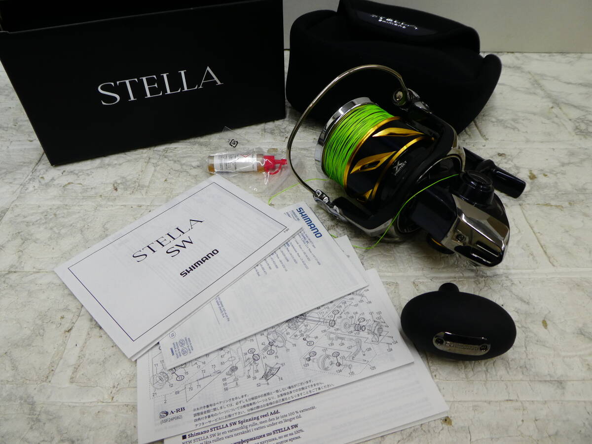 ☆ 美品 SHIMANO SW14000XG STELLA ステラ スピニングリール 釣具 シマノ １円スタート ☆の画像3