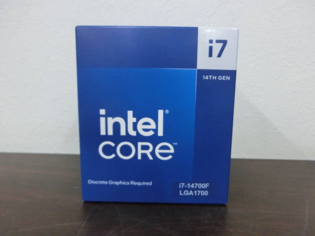 ☆未開封 intel core i7 14th GEN i7-14700F LGA1700 同梱不可 1円スタート☆の画像1