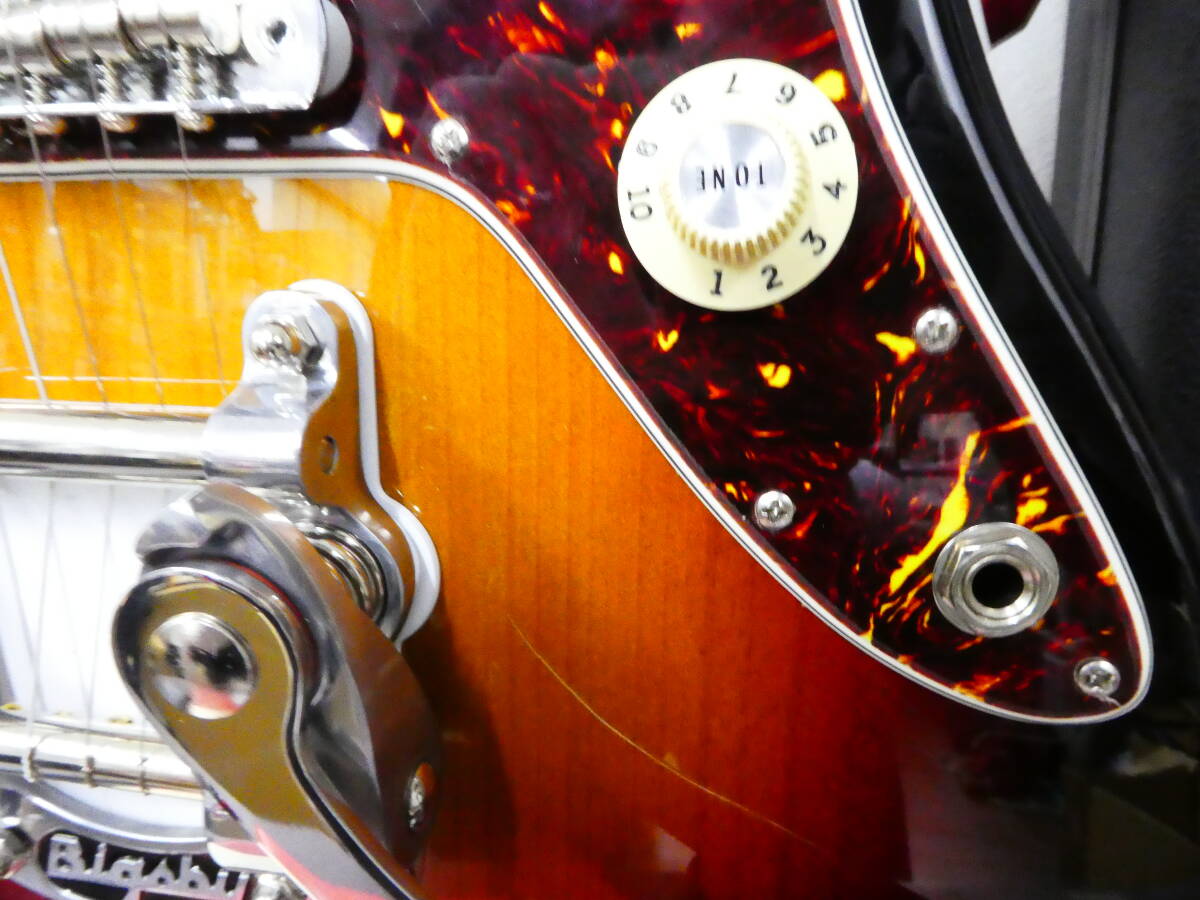 * Fender American Professional II Jazzmaster солнечный Burst специальный жесткий чехол имеется bigs Be arm установка прекрасный товар 1 иен старт *