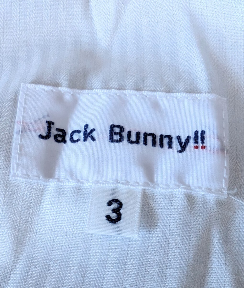 ジャックバニー Jack Bunny ゴルフパンツ ストレッチ 綿パン 3 ネイビー ＋ オマケ (パーリーゲイツ ポロシャツ)_画像6