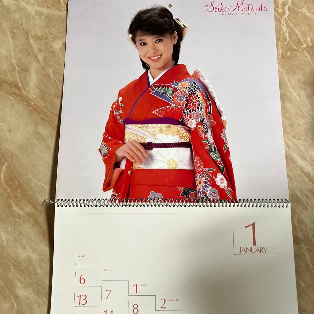 松田聖子　1985年　カレンダー
