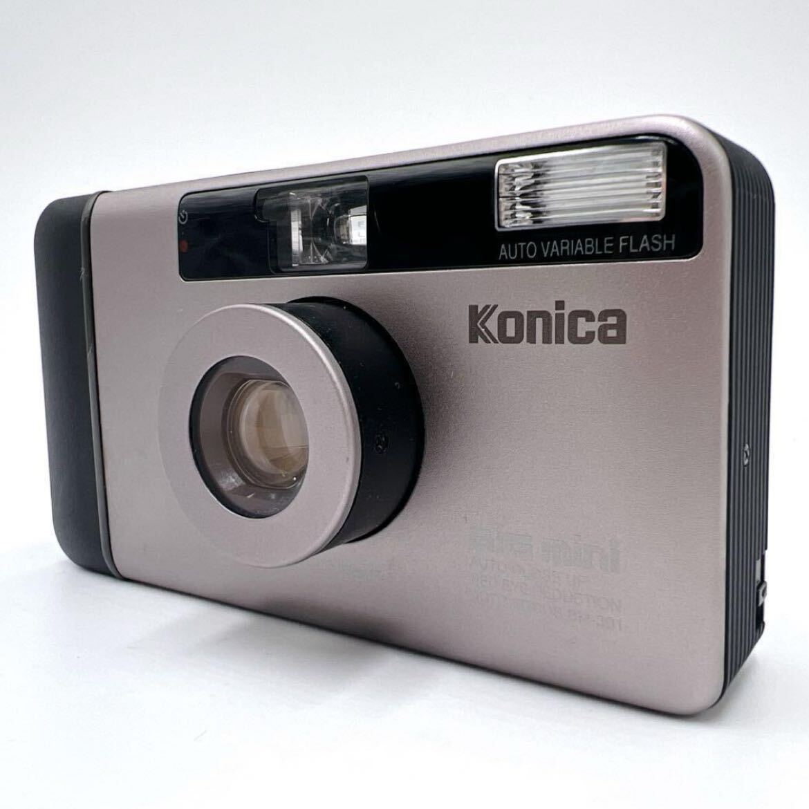 【ジャンク品】1円〜 Konica Big mini BM-301 フィルムカメラ 通電確認済み コニカビッグミニ コンパクトカメラ 人気 入手困難 レア _画像1