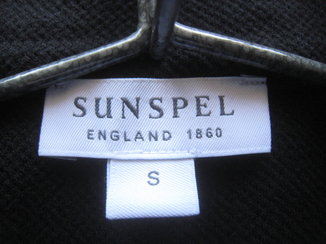  beautiful goods Portugal made!! sun spec ruSUNSPEL*. with pocket polo-shirt with short sleeves S black black Anne glow bar 