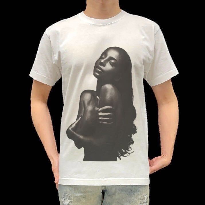 未使用 新品 Sade シャーデー Love Deluxe UKソウル スムースジャズ アルバムジャケット ビッグプリント ユニセックスTシャツ S M L XL 可_画像3