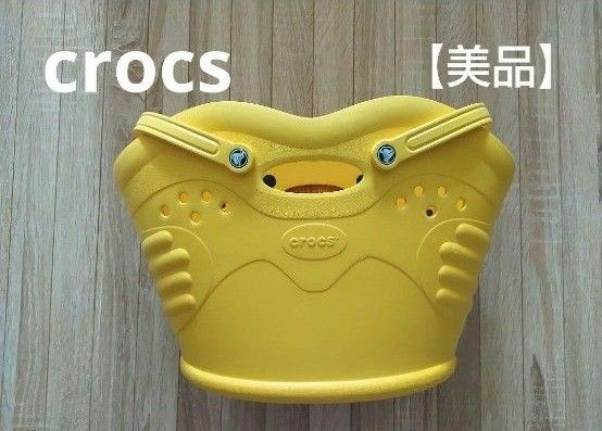 【美品】crocs クロックス バッグ イエロー トートバッグ ハンドバッグ レア