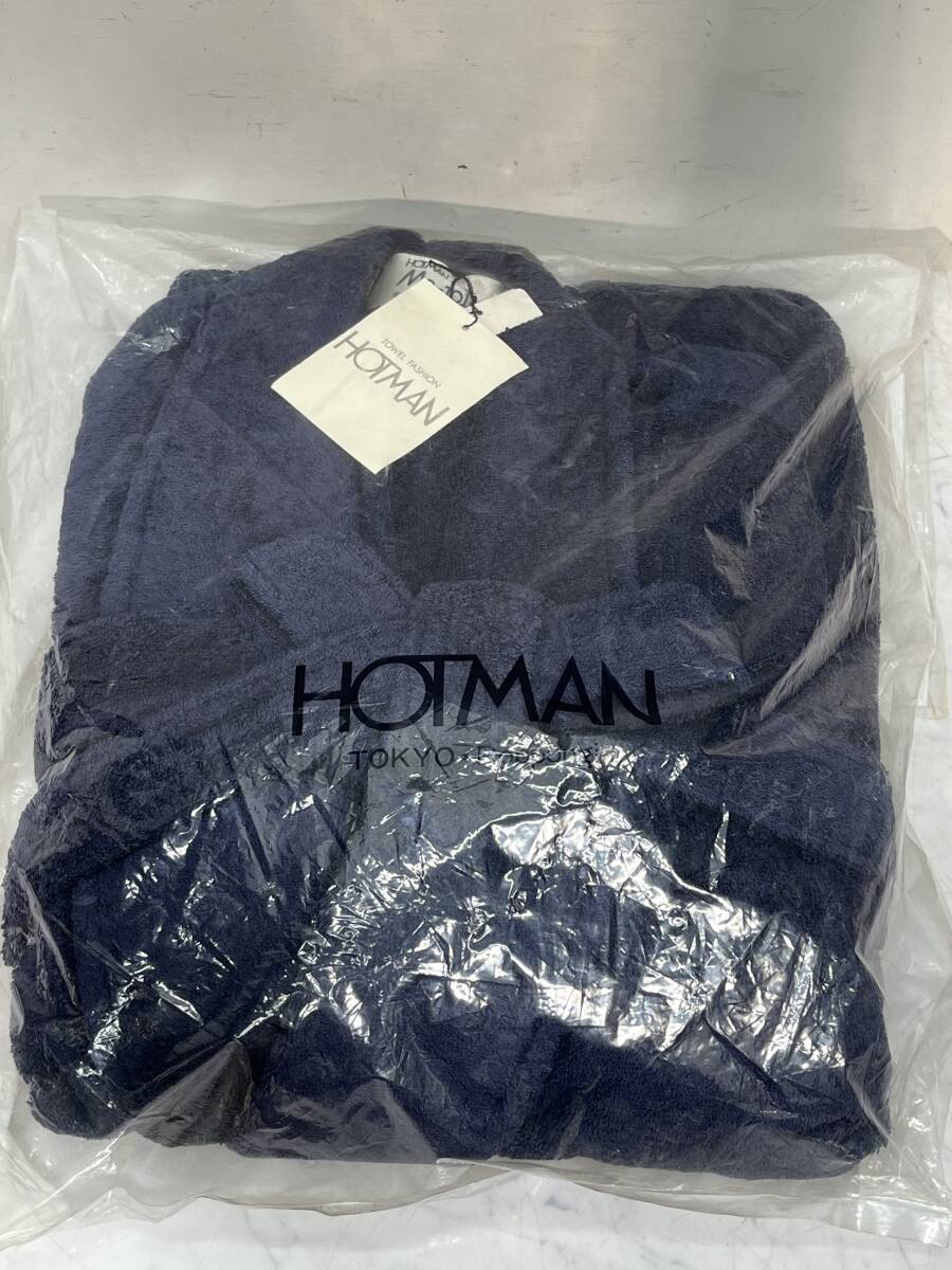 衣類　2★未使用品★　HOTMAN/ホットマン　 高級バスローブ 　Ma-jolie 　メンズ/紳士　 Mサイズ　厚手タオル _画像1