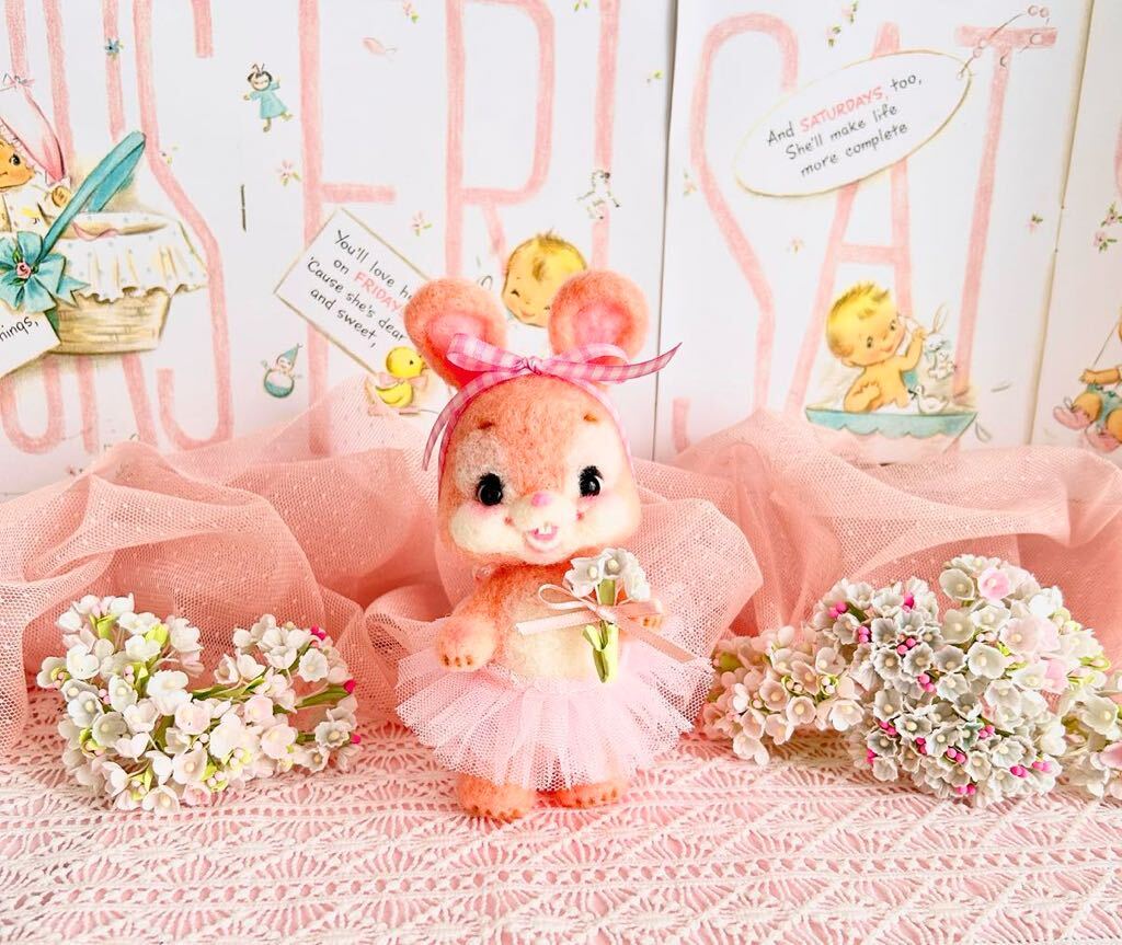 pinocosmile☆アプリコットカラーのうさぎちゃん☆ラバードール pinocosmile☆アプリコットカラーのうさぎちゃん☆ラバードール