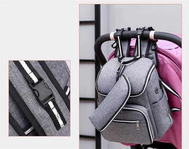  "мамина сумка" рюкзак USB порт теплоизоляция термос водоотталкивающий большая вместимость нейлон легкий мама сумка женский Homme tsu грудное вскармливание серый 