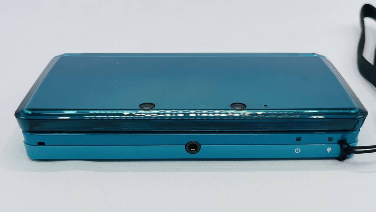  Nintendo 3DS nintendo aqua blue game machine body operation check 