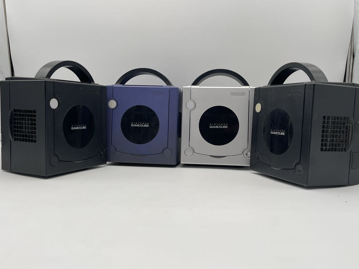  Nintendo Game Cube GAMECUBE genuine products violet black silver nintendo NINTENDO that time thing present condition goods retro Junk operation not yet verification 