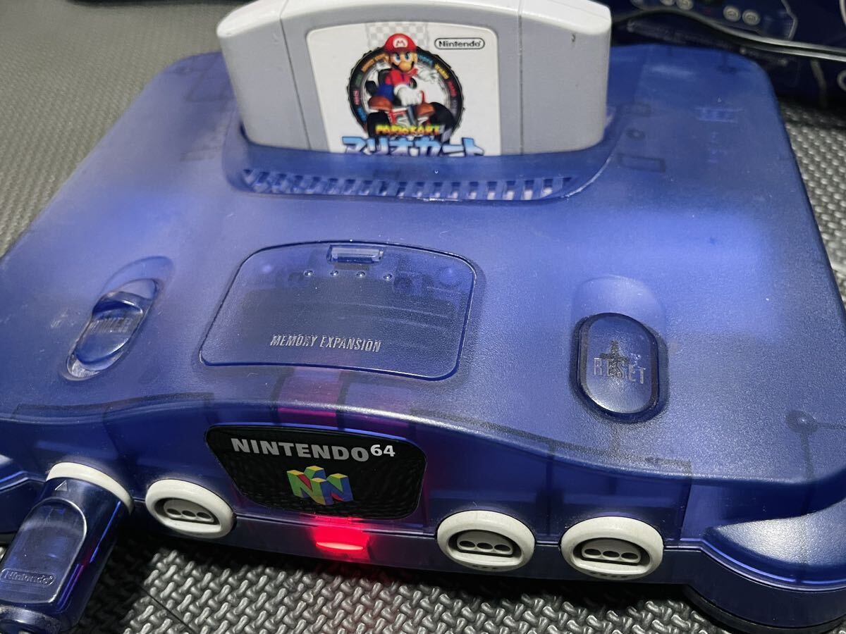  Nintendo 64 midnight blue genuine products NINTENDO nintendo game machine operation verification settled 