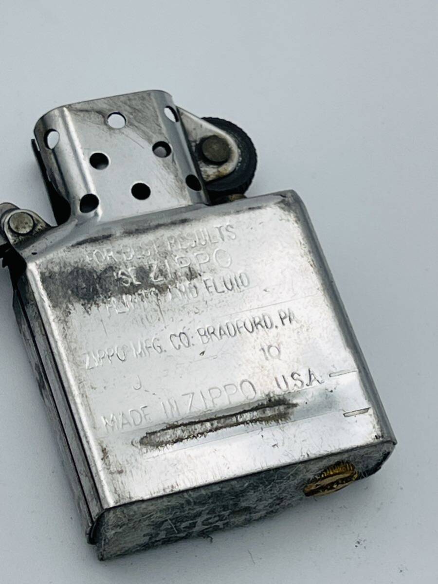 ZIPPO ジッポ オイルライター 中古品 当時物 現状品 希少品 レトロ 詳細不明 譲渡品 _画像5