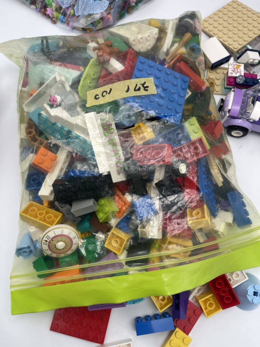 LEGO レゴ ブロック 知育玩具 アナと雪の女王 ディズニー系 女の子パーツ 多め　城パーツなど 約2キロ_画像7