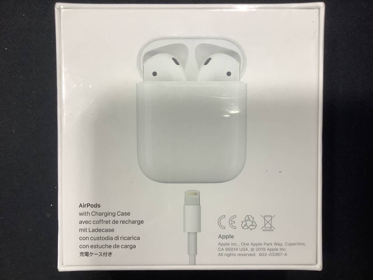 14538 1円〜 新品未開封 Apple 純正 AirPods with Charging Case 第2世代 MV7N2J/A 未使の画像3