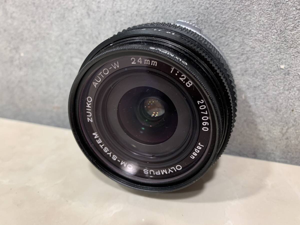 1円～ オリンパス OLYMPUS OM-SYSTEM ZUIKO AUTO-W 24mm F2.8 カメラ レンズ 動作未確認 ジャンク扱い_画像1