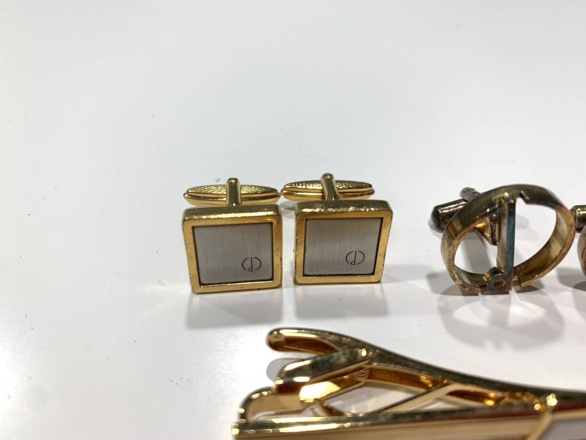 1円～ dunhill ダンヒル カフス タイピン セット まとめて ブランド アクセサリー_画像4