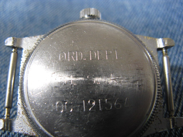 1940 period WALTHAM Waltham WW2 second next world large war America army military watch hand winding wristwatch operation goods note oil ending 