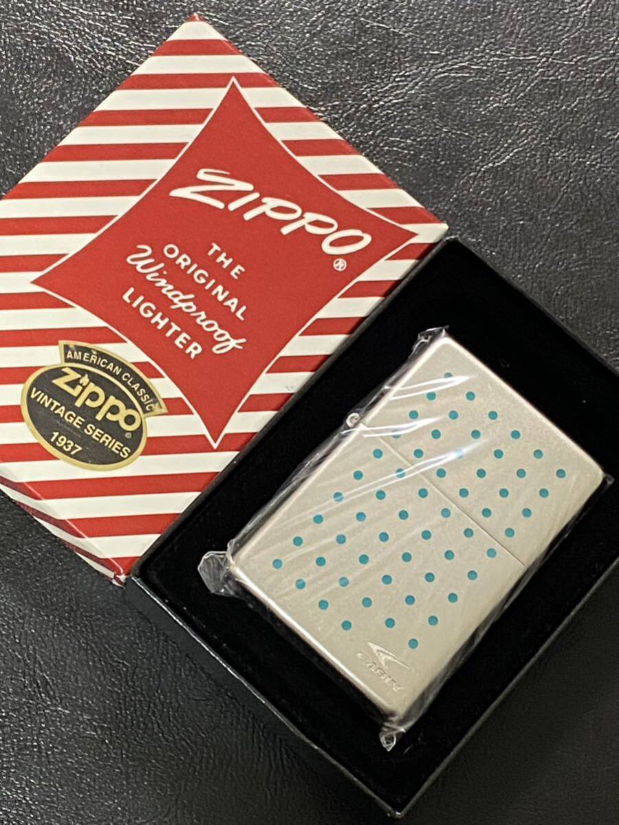 zippo キャビン 1937レプリカ ドット柄 限定品 ワンポイント刻印 希少モデル 2004年製 CABIN 1937REPLICA ケース 保証書 当選通知書付き 