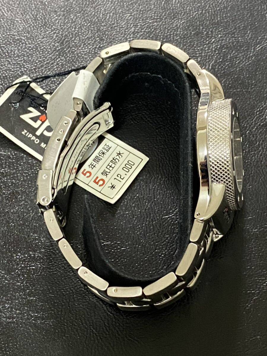 zippo U.S.HARD WATCH 腕時計 5気圧防水 専用ケース 取扱説明書付き _画像4
