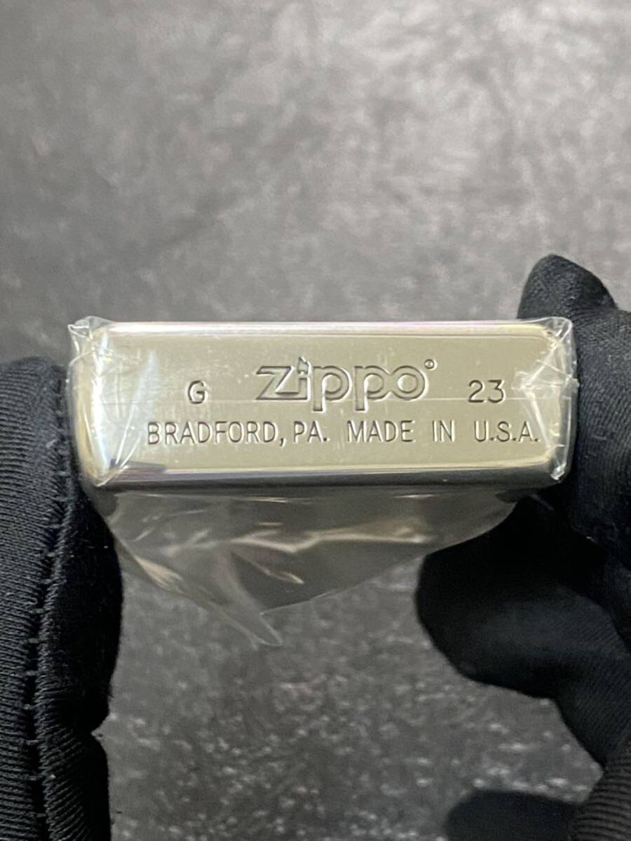 zippo ウィンディ ダブルシルエット 限定品 前面刻印 希少モデル 2023年製 WINDY シリアルナンバー NO.0018 ケース 保証書付き _画像3