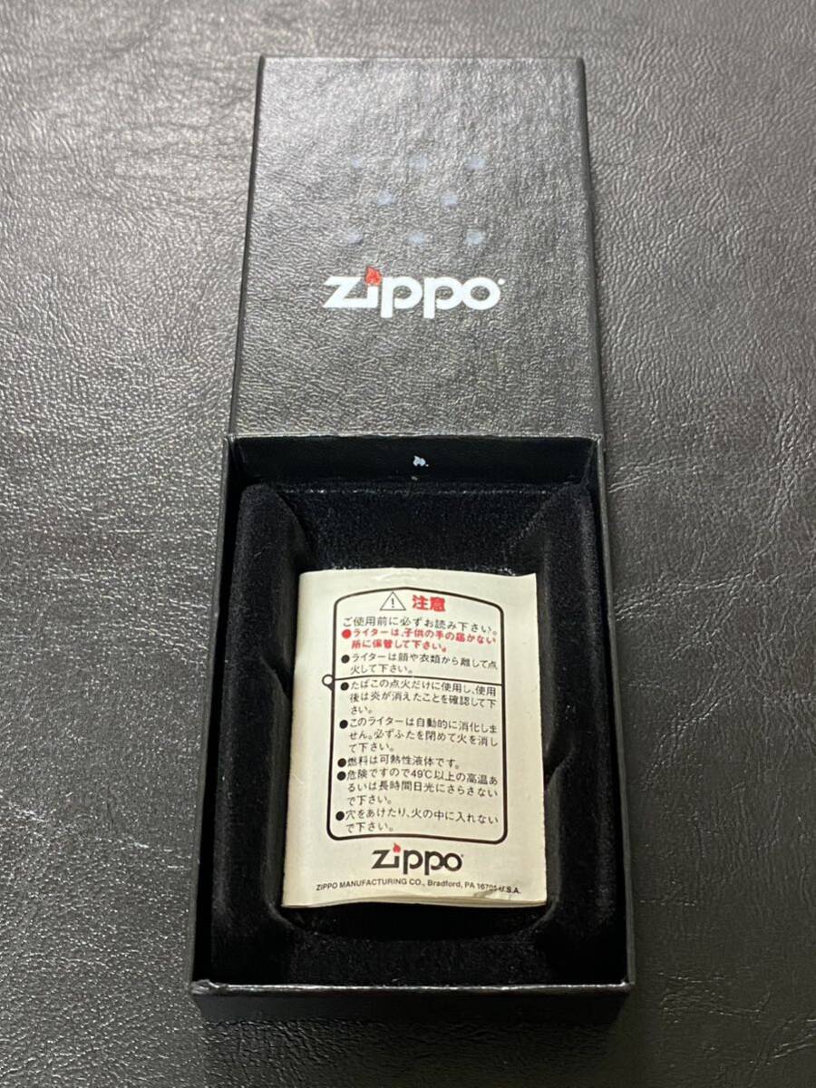 zippo TRICK DIR.SONNY SIDE UP トリック 立体メタル 1995年製 ヴィンテージ シルバーインナー 1995年製 専用ケース 保証書付き_画像10