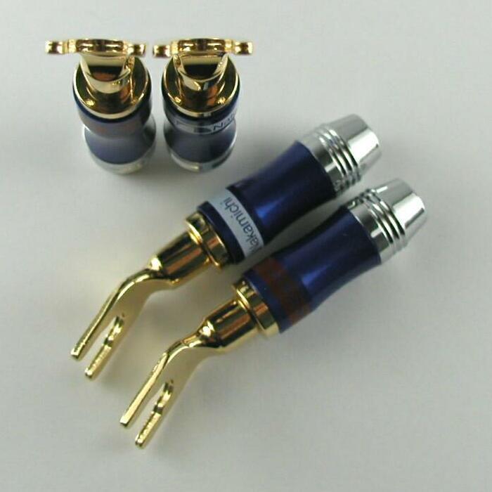 * Nakamichi ....Nakamichi Y rug terminal Y terminal U terminal speaker terminal 24K gilding SP-RW 8 pcs set [ free shipping ]