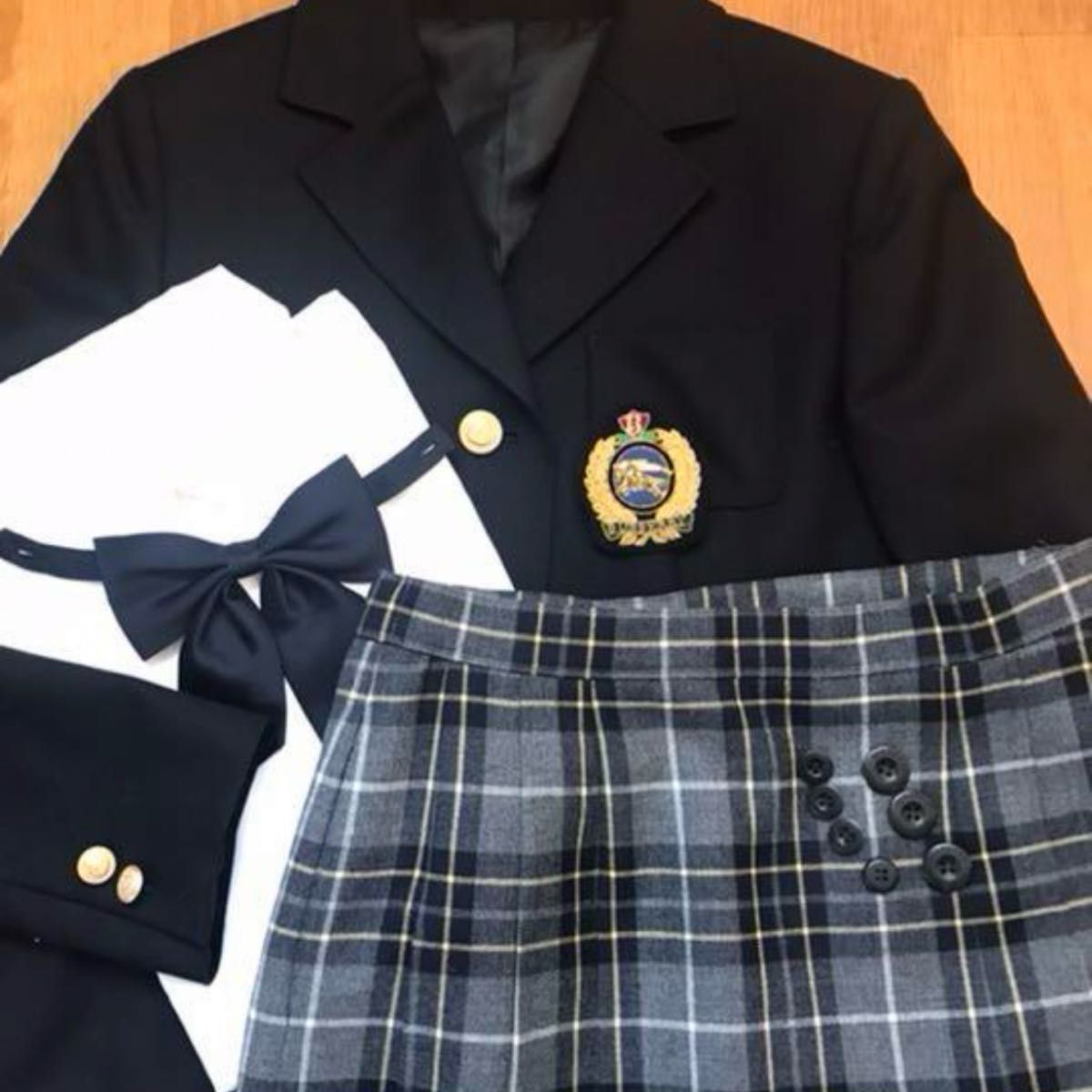 バーバリーフォーマルスーツ150     女の子　　　卒業式　面接　入学式　制服 