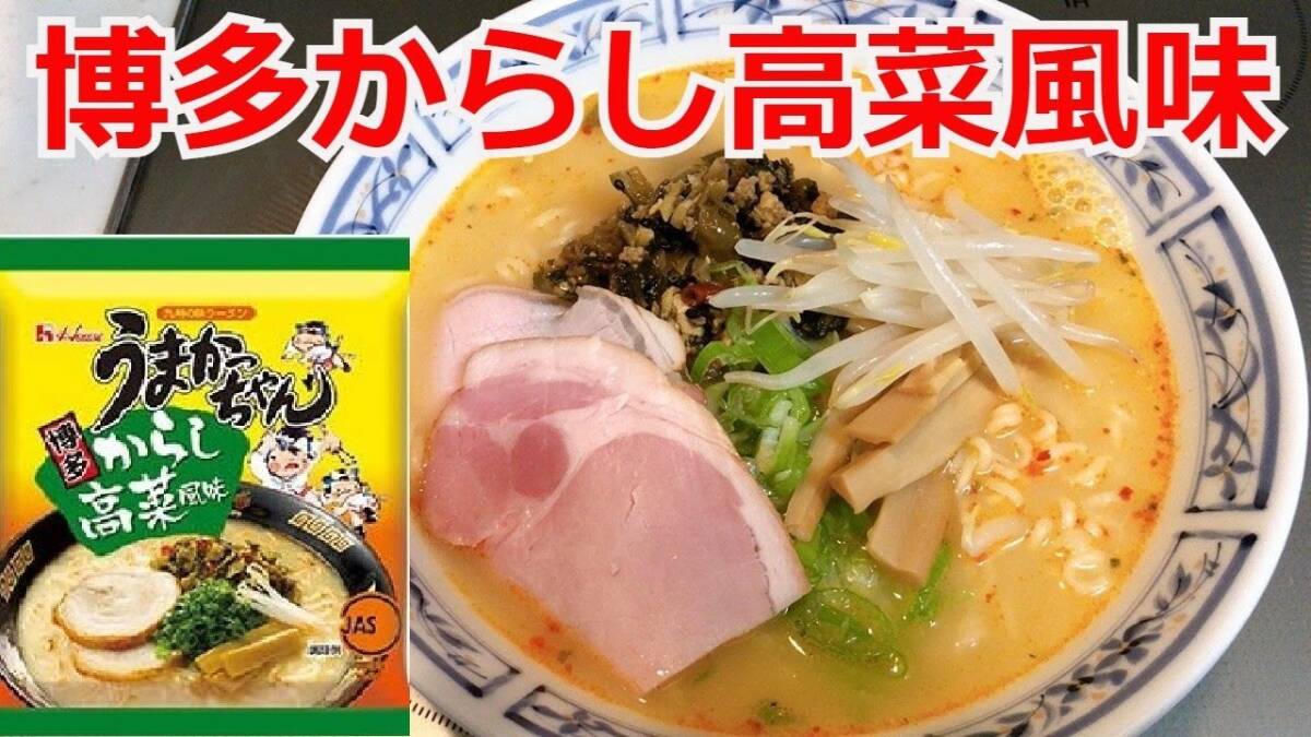 大特価　数量限定　20食分 　　大人気　　博多っ子　超定番　うまかっちゃん 辛子高菜 　全国送料無料　とんこつ味51120_画像5