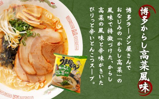 大特価　数量限定　20食分 　　大人気　　博多っ子　超定番　うまかっちゃん 辛子高菜 　全国送料無料　とんこつ味511　　20_画像3