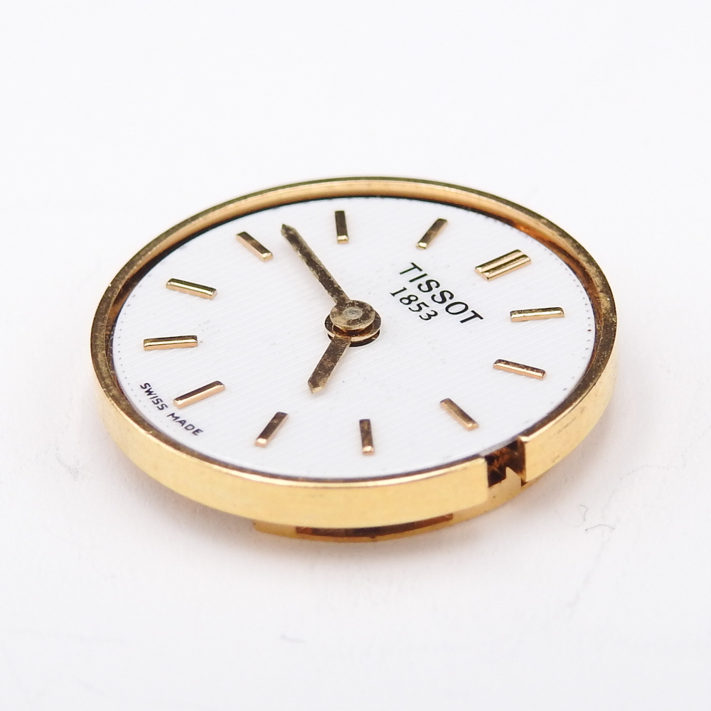  на данный момент товар [ стандартный товар ] Tissot TISSOT оригинальный белый циферблат часы детали текущее состояние доставка часы редкость неиспользуемый товар Vintage 