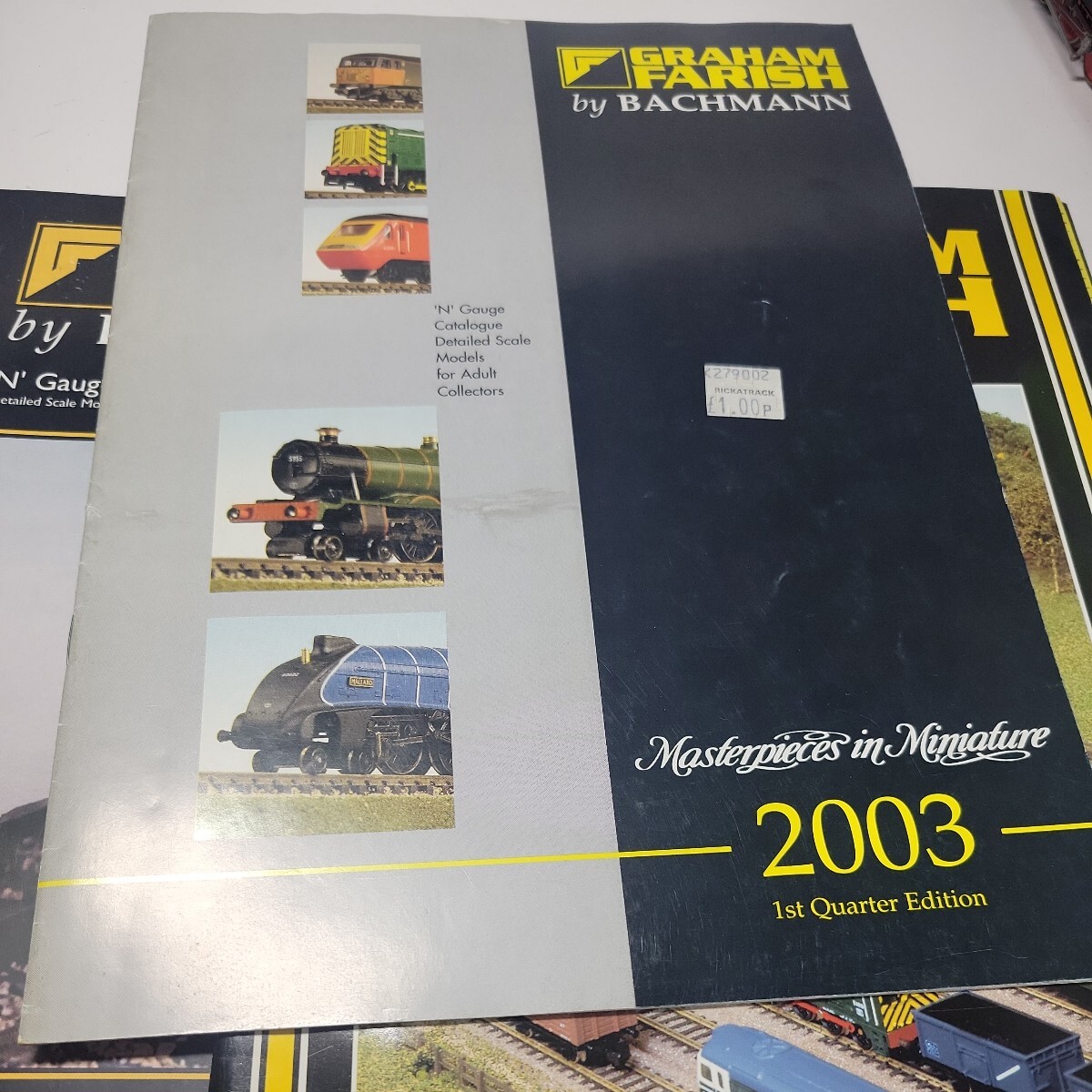 イギリス グレアムファリッシュ GRAHAM FARISH カタログ リーフレット 英語 1997年 2003年 Nゲージ_画像2
