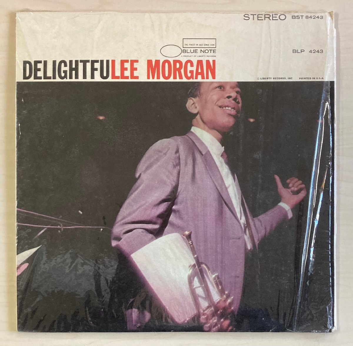 LPA23421 リー・モーガン LEE MORGAN / DELIGHTFULEE 輸入盤LP 盤良好 USA_画像1