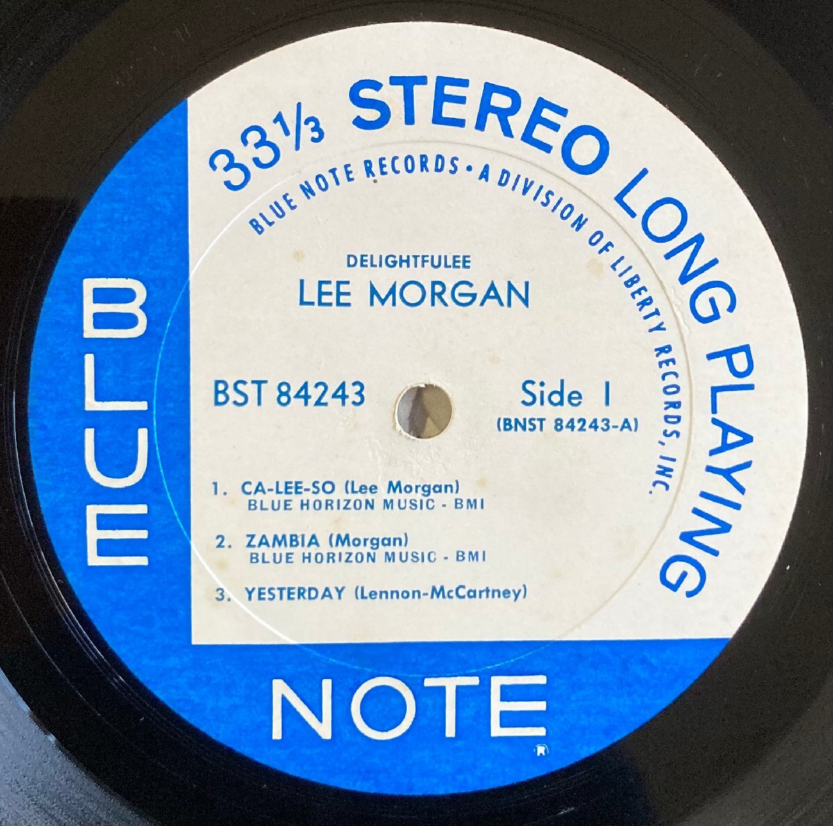 LPA23421 リー・モーガン LEE MORGAN / DELIGHTFULEE 輸入盤LP 盤良好 USA_画像3