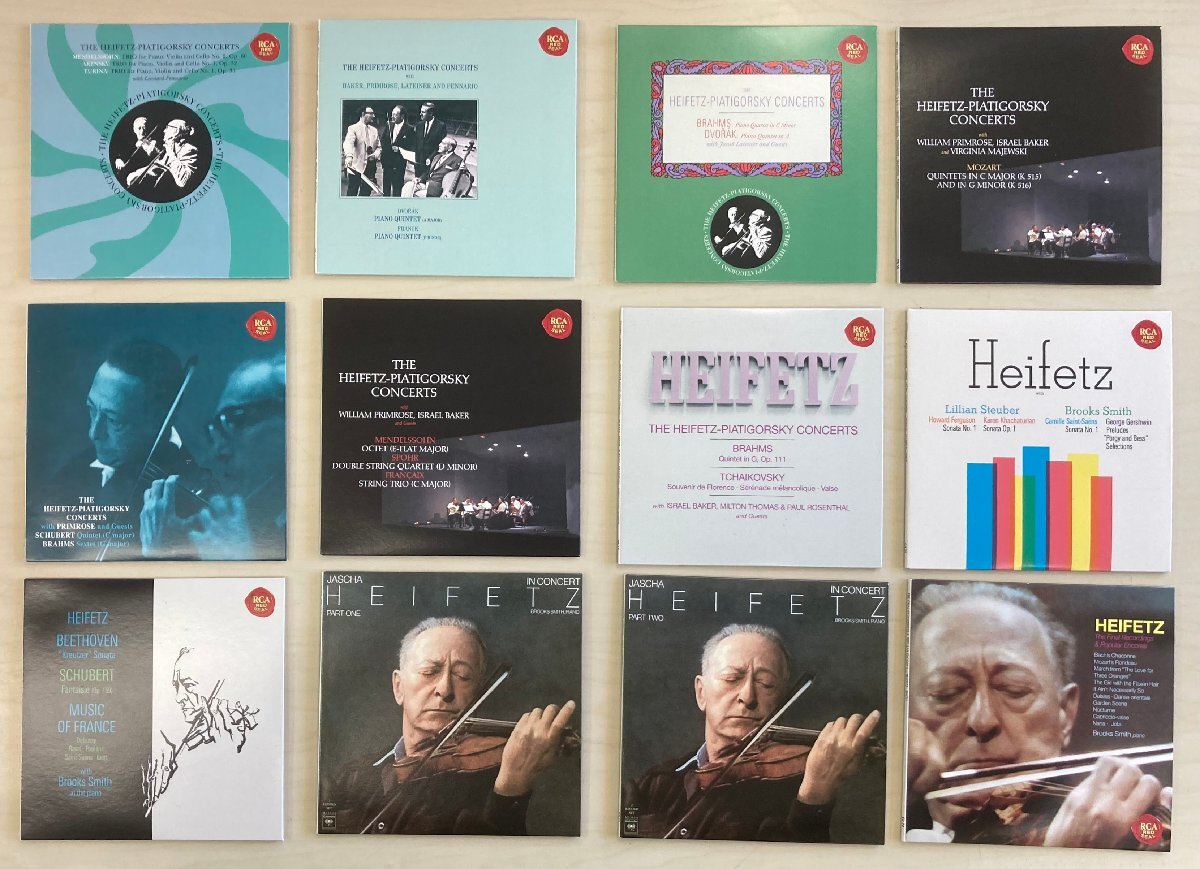 BA233 ハイフェッツ HEIFETZ / コンプリート ステレオ コレクション 輸入盤CD 24枚組 + 80P BOOK ボックス・セット ゆうパック60 発送_画像4