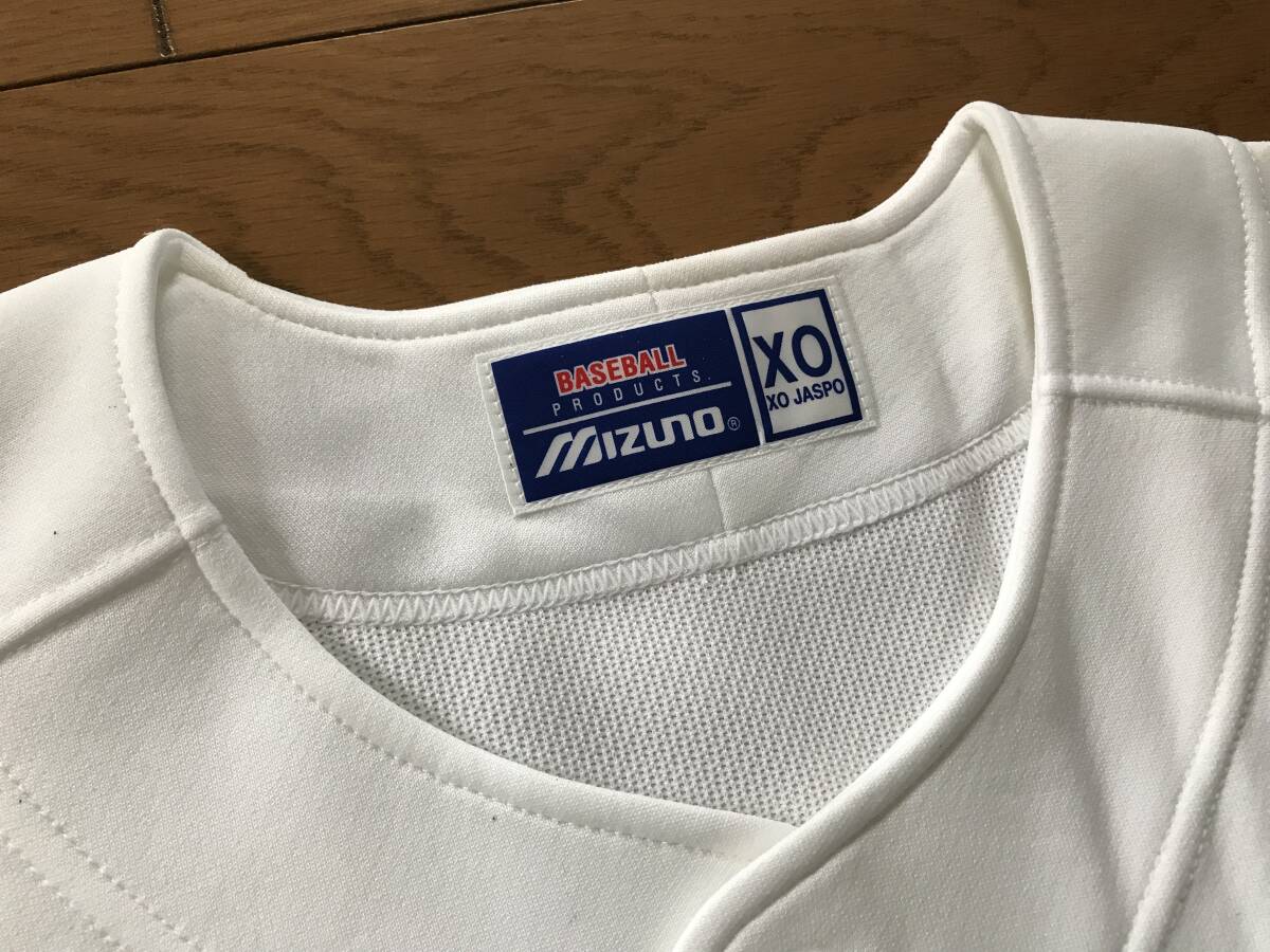 当時物　未使用　デッドストック　Mizuno　ミズノ　野球ユニフォームシャツ　品番：52MA-10100　サイズ：XO　　HF2402_画像4