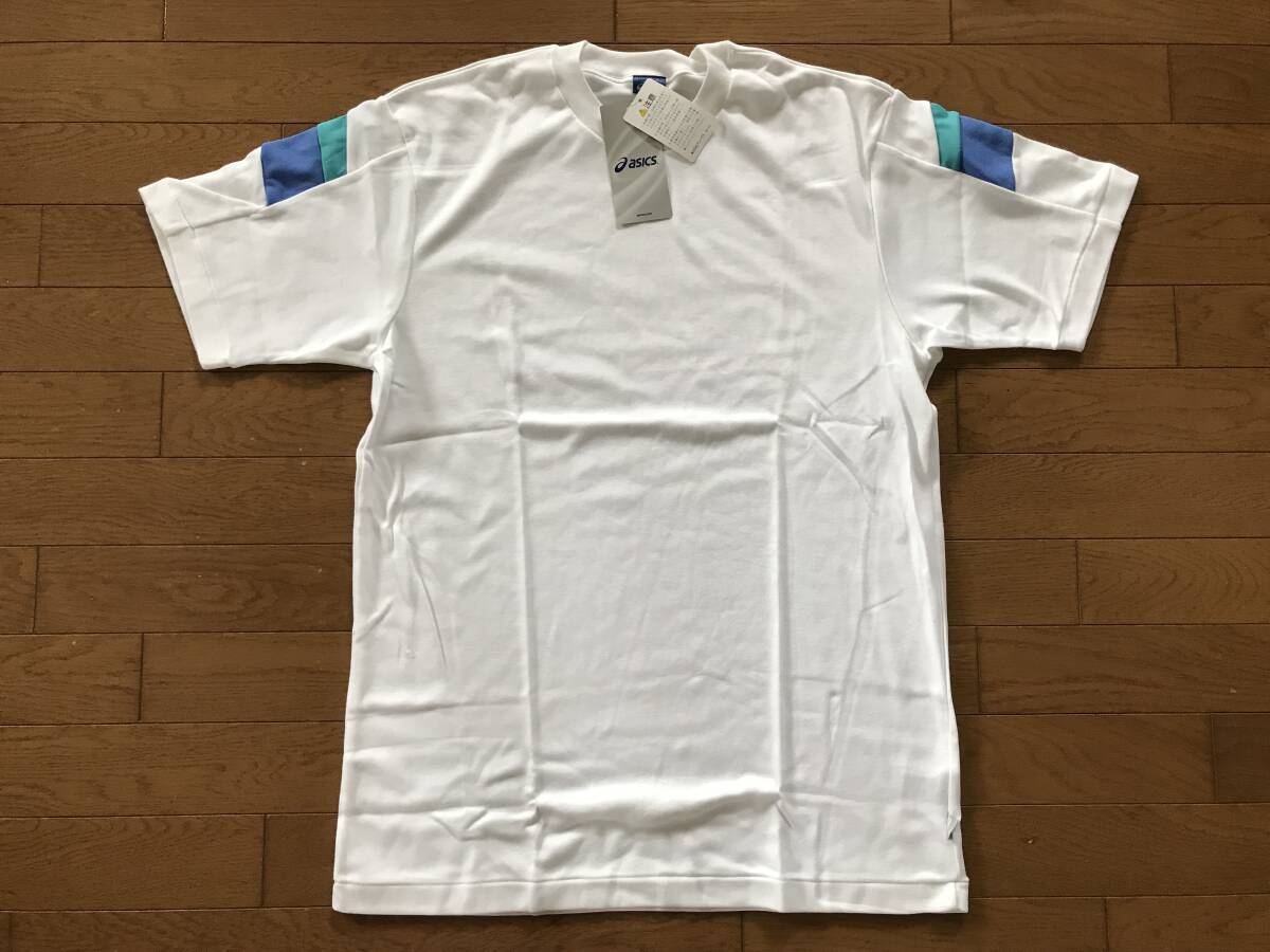 当時物　未使用　デッドストック　アシックス　Asics　アスレチックシャツ　半袖Tシャツ　品番：AN-065　サイズ：XO　　HF2499_画像1