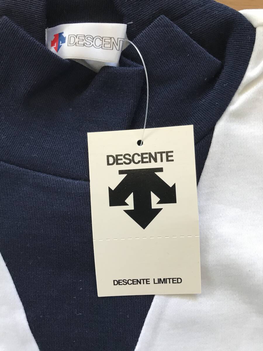 当時物　未使用　デッドストック　デサント　DESCENTE　野球アンダーシャツ　長袖　ハイネック　品番：BU-55　サイズ：O　　HF2335_画像5