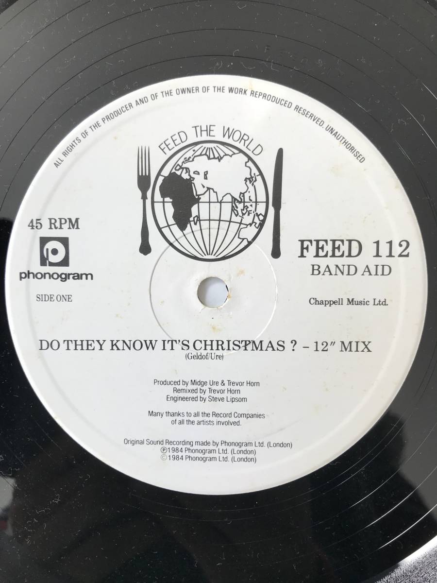 レコード　エチオピア飢餓救援チャリティーレコード　Do They Know It’s Christmas?　　HF711_画像6