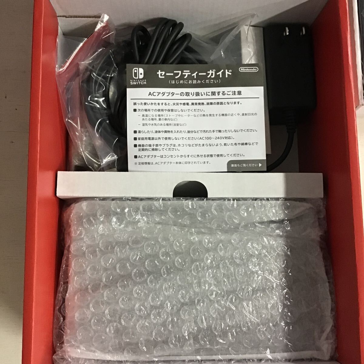 36中古品 Nintendo Switch ニンテンドースイッチ 有機ELモデル ネオンブルー ネオンレッド (80)①_画像5